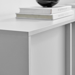 Furniturebox Sval 2 Door 2 Drawer 2 Shelf Off White Wooden TV Unit - Size: 40 x 180 x 40cm - Wilko - thumbnail 5