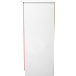 Crowndale Camden 2 Door Kobe Pink and White Midi Wardrobe Ready Assembled - Kobe Pink & White - Wilko - thumbnail 6