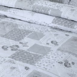 Velosso Double Maya Grey Bedspread Set - Wilko - thumbnail 4