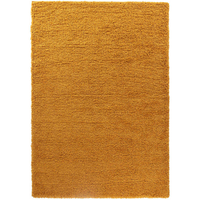 Desire Rugs Oxford Gold Plain Shaggy Rug 120 x 170cm - Wilko - image 1