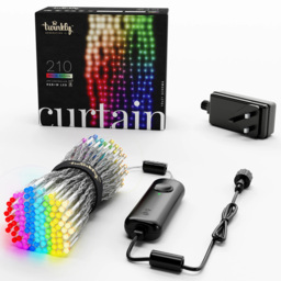 Twinkly 210 RGBW LED Smart Curtain Light 1.5m - Size: 8.5 x 20 x 18cm - n/a - Wilko - thumbnail 3
