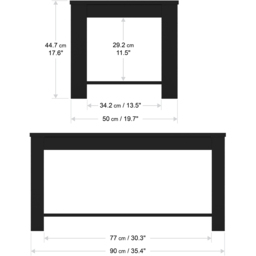AVF Calibre Black Oak Coffee Table - AVF Group Ltd - Wilko - thumbnail 6