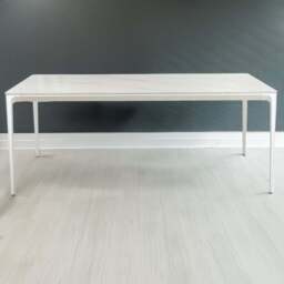 Shankar Montreal 4 Seater White Dining Table - Wilko - thumbnail 1