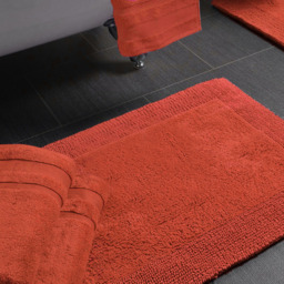 Allure Bath Fashions Luxury Reversible Terracotta Heavyweight Bath Mat 53 x 85cm - Size: 53 x 85 x 1cm - Wilko - thumbnail 6