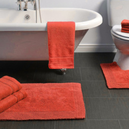 Allure Bath Fashions Luxury Reversible Terracotta Heavyweight Bath Mat 53 x 85cm - Size: 53 x 85 x 1cm - Wilko - thumbnail 3