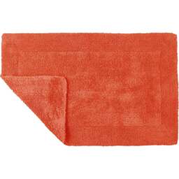 Allure Bath Fashions Luxury Reversible Terracotta Heavyweight Bath Mat 53 x 85cm - Size: 53 x 85 x 1cm - Wilko