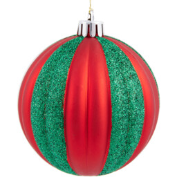 Pack of 100 Candy Cane Lane Baubles Red - Wilko - thumbnail 6