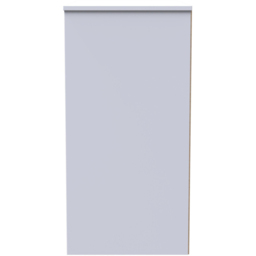 Crowndale New York 3 Drawer Matt White Deep Chest of Drawers Ready Assembled - Wilko - thumbnail 5