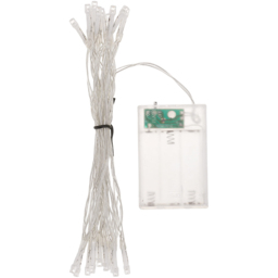 Living and Home LED String Light Baubles and Gold Star Top Mini Artificial Christmas Tree 2ft - Multi - Wilko - thumbnail 7