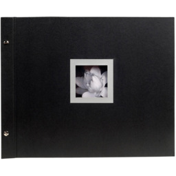 Exacompta Black Ceremony Screwbound Photo Album 40 Sheets 160 Photos - Size: 2.7 x 29.8 x 37.2cm - Wilko - thumbnail 3