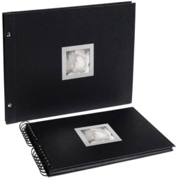 Exacompta Black Ceremony Screwbound Photo Album 40 Sheets 160 Photos - Size: 2.7 x 29.8 x 37.2cm - Wilko - thumbnail 6