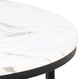 Florence Spiro White Marble Melamine Coffee Table - Furniture To Go - Wilko - thumbnail 5