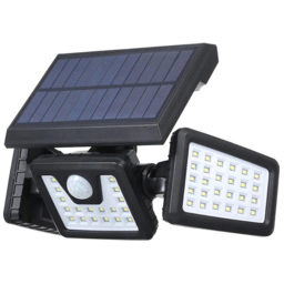Ener-J Solar Sensor Wall Light with 3 Heads and Remote - Size: 25 x 15 x 10cm - Black - Wilko - thumbnail 5