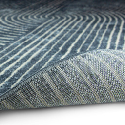 Eselle Muse Zen Navy Rug 120 x 170cm - Blue - Wilko - thumbnail 5