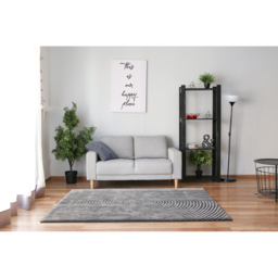 Eselle Muse Zen Navy Rug 120 x 170cm - Blue - Wilko - thumbnail 3