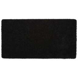 My Rug Black Rug 67 x 150cm - Size: 67 x 150 x 2cm - Wilko - thumbnail 1