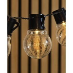 Mini Festoon String Lights - Multi - Illuminated Garden - Wilko - thumbnail 6