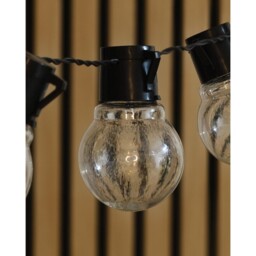Mini Festoon String Lights - Multi - Illuminated Garden - Wilko - thumbnail 7