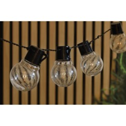Mini Festoon String Lights - Multi - Illuminated Garden - Wilko - thumbnail 5