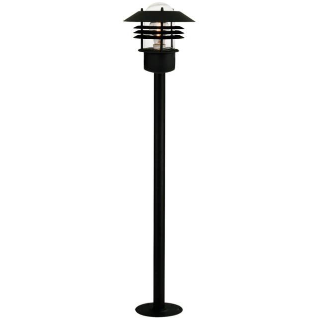 Nordlux Vejers Black Garden Lamp Post - Size: 92 x 22 x 22cm - Wilko - image 1
