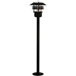 Nordlux Vejers Black Garden Lamp Post - Size: 92 x 22 x 22cm - Wilko - thumbnail 1