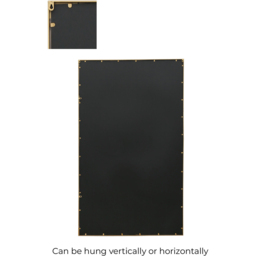 MirrorOutlet The Genestra Gold Modern Wall and Leaner Garden Mirror 200 x 120cm - Size: 200 x 120 x 3cm - Wilko - thumbnail 5
