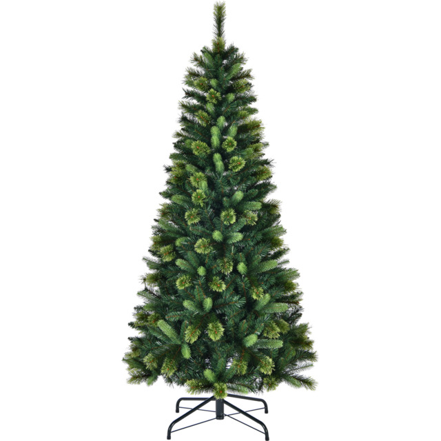 Slim Mayfair Tree 6.5ft - Green - Size: 6ft - Wilko - image 1