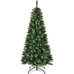 Slim Mayfair Tree 6.5ft - Green - Size: 6ft - Wilko - thumbnail 1
