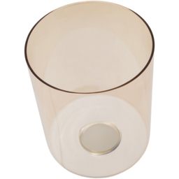 Happy Homewares Amber Tinted Glass Rectangular Shade 2 Pack - Size: 15 x 12 x 12cm - Yellow - Wilko - thumbnail 7