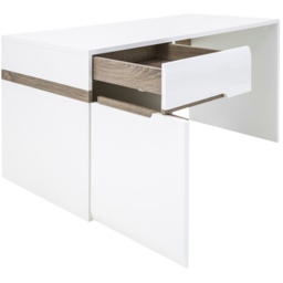 Florence Chelsea White and Oak Dressing Table - Size: 60 x 128 x 75cm - Furniture to Go - Wilko - thumbnail 5