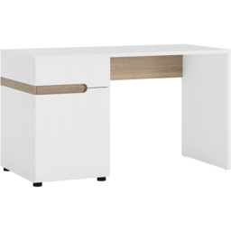 Florence Chelsea White and Oak Dressing Table - Size: 60 x 128 x 75cm - Furniture to Go - Wilko - thumbnail 3