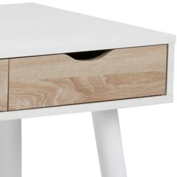 Florence Neptun 3 Drawer White and Oak Desk - Furniture To Go - Wilko - thumbnail 7