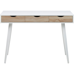 Florence Neptun 3 Drawer White and Oak Desk - Furniture To Go - Wilko - thumbnail 4