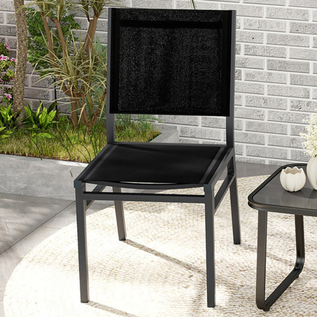 Costway Aluminium Garden Chair - Size: 1 Seater - Wilko - image 1