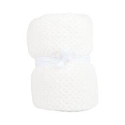 Waffle Soft Fleece Throw Natural - My - Wilko - thumbnail 3