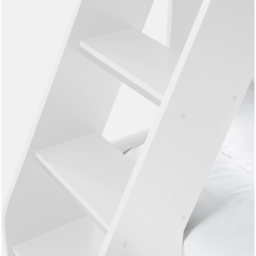 Julian Bowen Domino White Triple Sleeper Bunk Bed - Size: Single + Small Double - Wilko - thumbnail 6