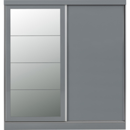 Seconique Nevada 2 Door Grey Sliding Wardrobe - Wilko - thumbnail 6