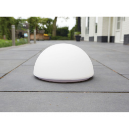 Luxform La Rochette White Globe Solar Garden Light - Size: 25 x 25 x 21.5cm - Wilko - thumbnail 5
