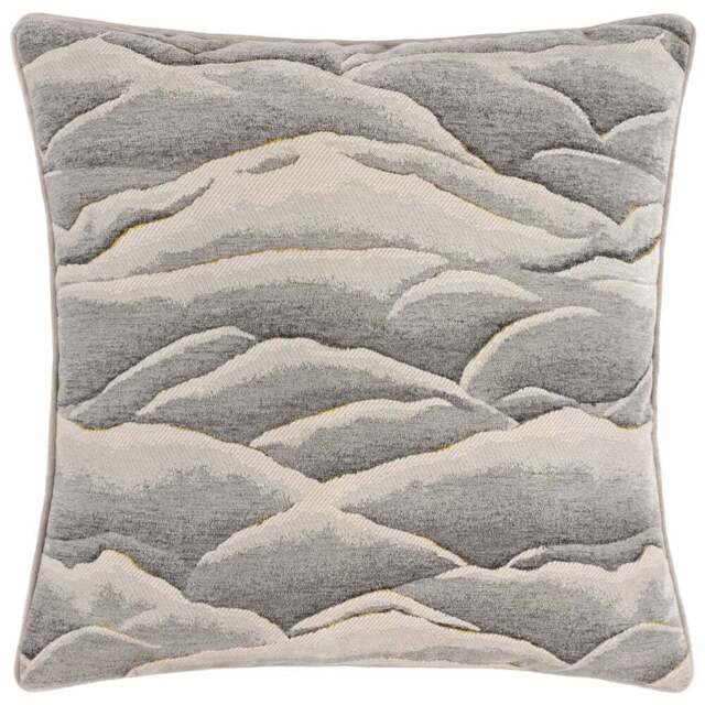Paoletti Stratus Grey Jacquard Cushion - Size: 45 x 45 cm - Wilko - image 1