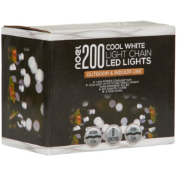 200 Classic Light Chain Cool White - White - Wilko - thumbnail 3