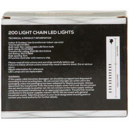 200 Classic Light Chain Cool White - White - Wilko - thumbnail 4