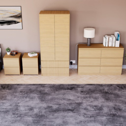 VIDA DESIGNS Denver Pine 4 Piece Bedroom Furniture Set - Wilko - thumbnail 6