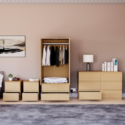 VIDA DESIGNS Denver Pine 4 Piece Bedroom Furniture Set - Wilko - thumbnail 5