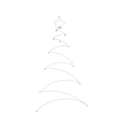 Hanging LED Multicolour Christmas Tree White - Wilko - thumbnail 3