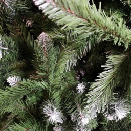 Snowtime Frosted Snow Tipped Green Upside Down Artificial Christmas Tree 6ft - Wilko - thumbnail 4