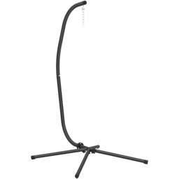Outsunny Black Hanging Egg Chair C Swing Hammock Stand - Size: 205 x 128 x 105cm - Wilko - thumbnail 1