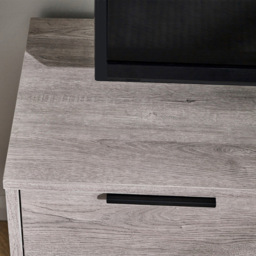 Julian Bowen Bali Grey Oak TV Unit - Size: 50 x 135 x 40cm - Wilko - thumbnail 6