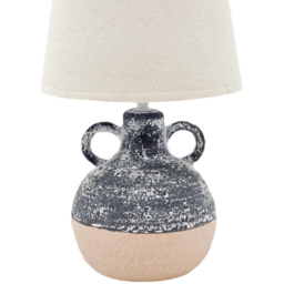 Acacia Home Fabric Shade Table Lamp 22.8cm - Size: 38 x 22 x 22cm - Multi - Wilko - thumbnail 4