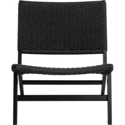Florence Carson Black Lounge Chair - Size: Single - Furniture To Go - Wilko - thumbnail 4