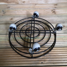 Samuel Alexander Tom Chambers Round Black Metal Pot Stand 2 Pack - Size: 10 x 37 x 37cm - Wilko - thumbnail 6